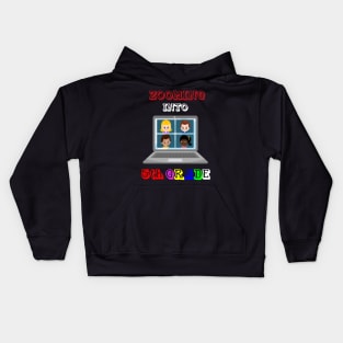 Zooming Into 5th grade - Back to School Kids Hoodie